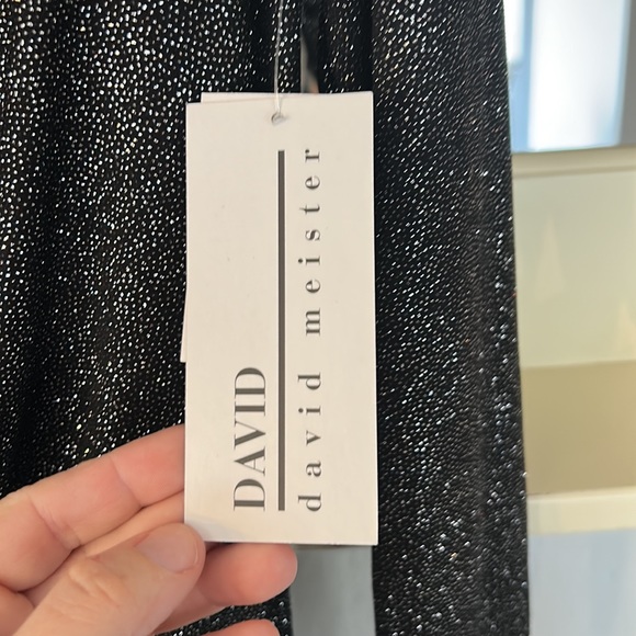 Brand New David Meister One Shoulder Evening Gown - Picture 6 of 7